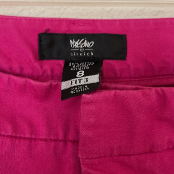 Massimo Size 8 Hot Pink Dress Pants Fit 3 Stretch - Picture 4 of 6